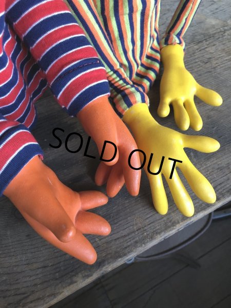 画像7: 70s Vintage Sesame Street Ernie and Bart Hand Puppet Set (R001)  (7)