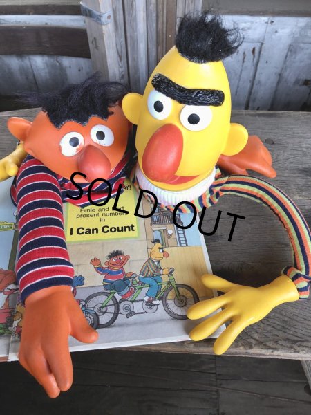 画像18: 70s Vintage Sesame Street Ernie and Bart Hand Puppet Set (R001)  (18)