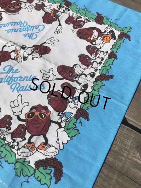 画像10: 80s Vintage The California Raisins Bandanna (R002)  (10)