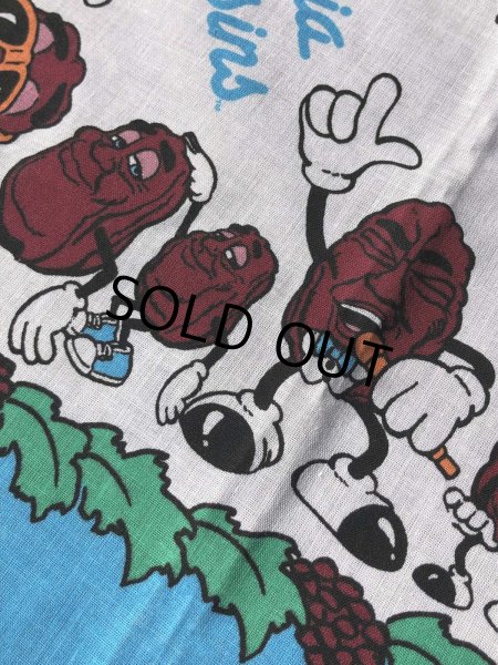 画像5: 80s Vintage The California Raisins Bandanna (R002)  (5)