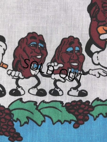 画像6: 80s Vintage The California Raisins Bandanna (R002)  (6)