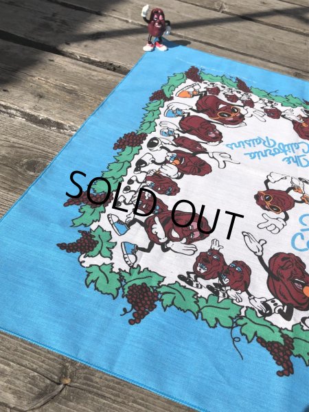 画像9: 80s Vintage The California Raisins Bandanna (R002)  (9)