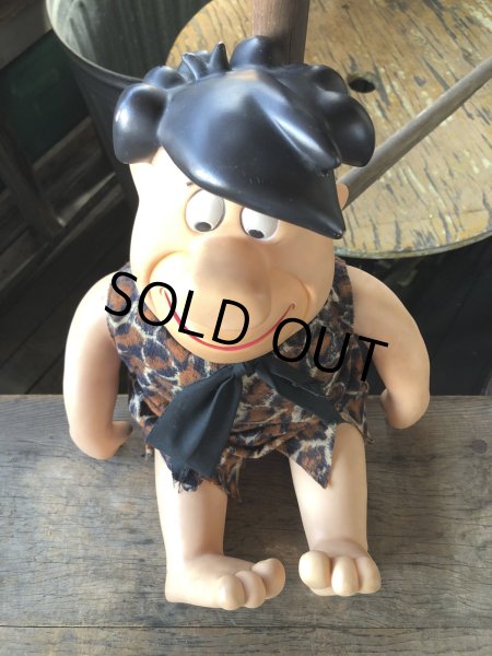 画像5: 80s Vintage Mighty Star CANADA Fred Flintstone 18” Big Size Doll (R008)  (5)
