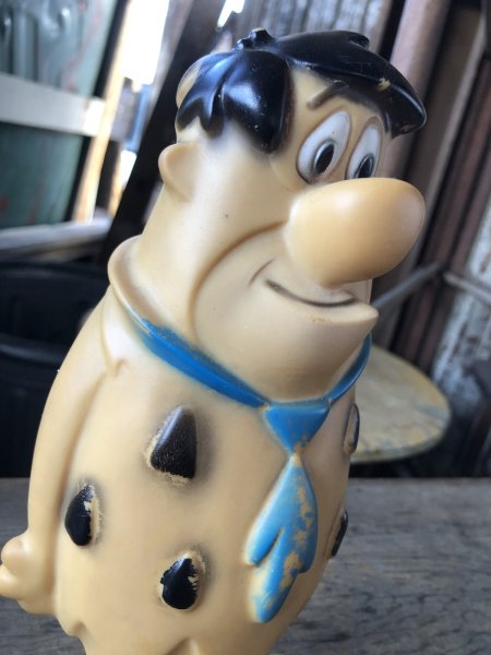 画像5: 70s Vintage SANITOY The Flintstones Fred Vinyl Figure (R006)  (5)
