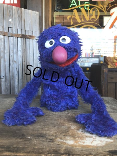 画像6: 70s Vintage Sesame Street Grover Hand Puppet (R011)  (6)