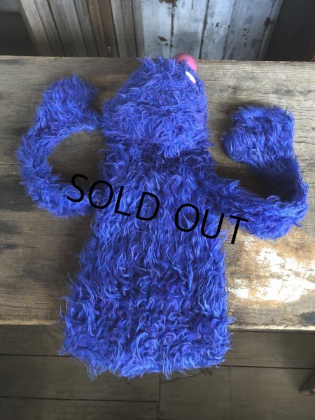 画像12: 70s Vintage Sesame Street Grover Hand Puppet (R011)  (12)