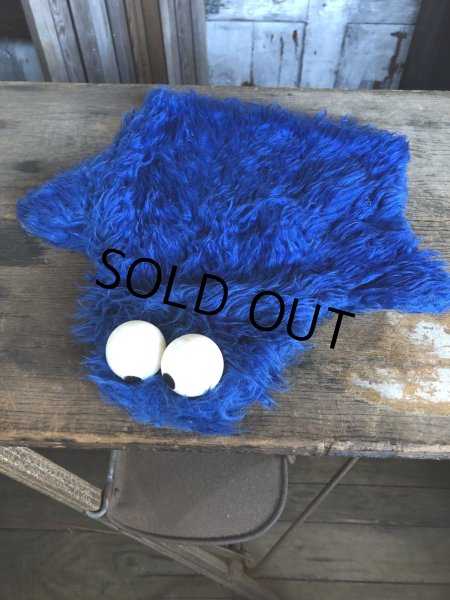 画像9: 70s Vintage Sesame Street Cookie Monster Hand Puppet (R009)  (9)