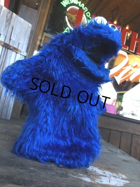 画像2: 70s Vintage Sesame Street Cookie Monster Hand Puppet (R009)  (2)