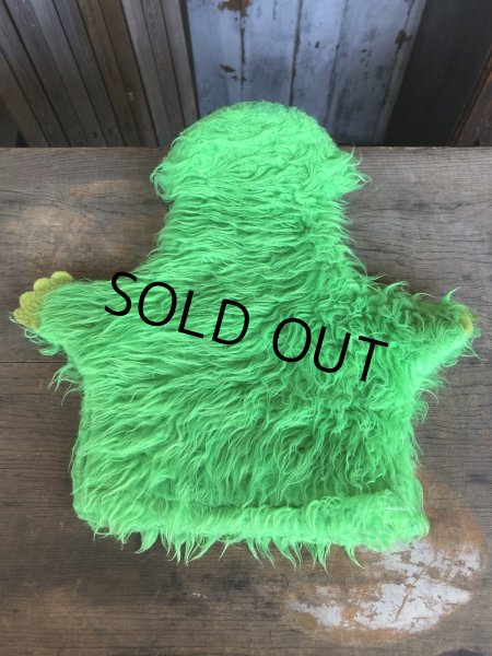 画像8: 70s Vintage Sesame Street Oscar The Grouch Hand Puppet (R010)  (8)