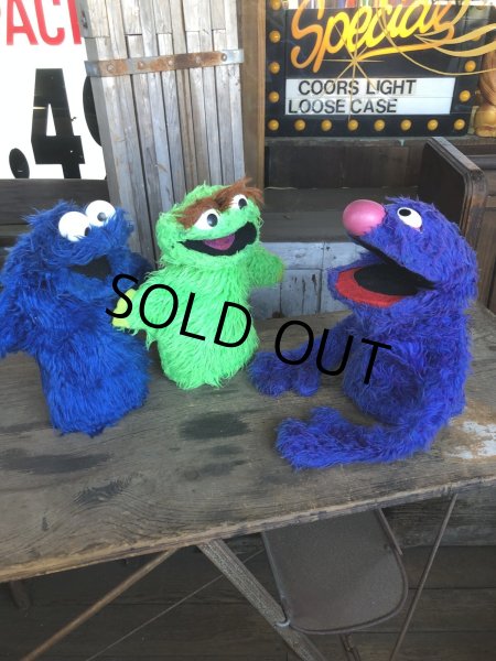 画像14: 70s Vintage Sesame Street Cookie Monster Hand Puppet (R009)  (14)