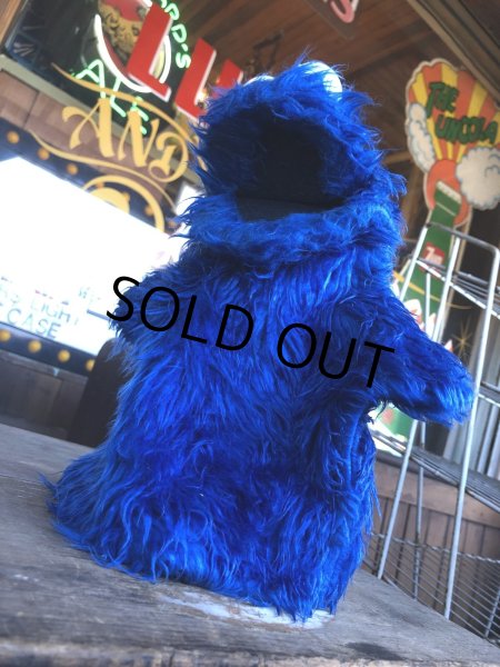 画像4: 70s Vintage Sesame Street Cookie Monster Hand Puppet (R009)  (4)