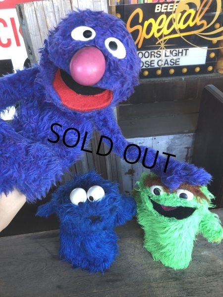画像15: 70s Vintage Sesame Street Oscar The Grouch Hand Puppet (R010)  (15)