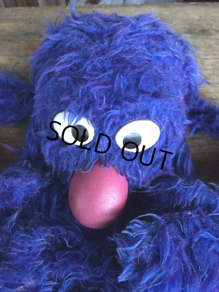 画像10: 70s Vintage Sesame Street Grover Hand Puppet (R011)  (10)