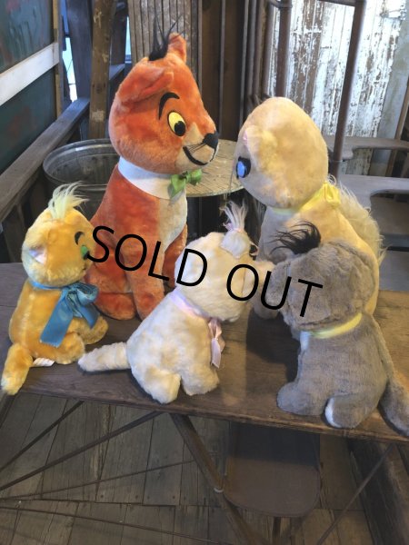 画像2: 70s The Aristocats Walt Disney Prod Stuffed Doll Complete Set (R014)  (2)