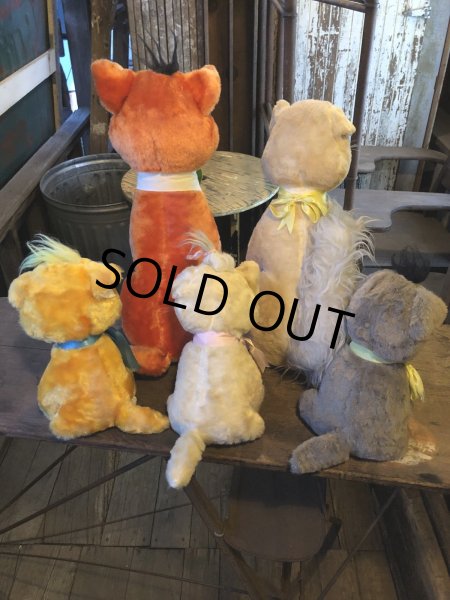 画像3: 70s The Aristocats Walt Disney Prod Stuffed Doll Complete Set (R014)  (3)