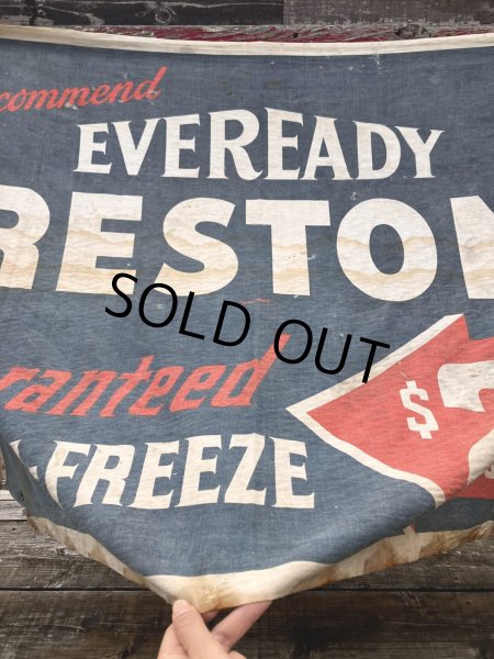 画像5: Vintage Advertising Eveready Prestone Anti-Freeze Display Banner Sign (R015)  (5)