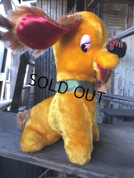 画像8: Vintage Yellow Puppy Dog w/Bee Plush Stuffed Toy Doll (R016)  (8)