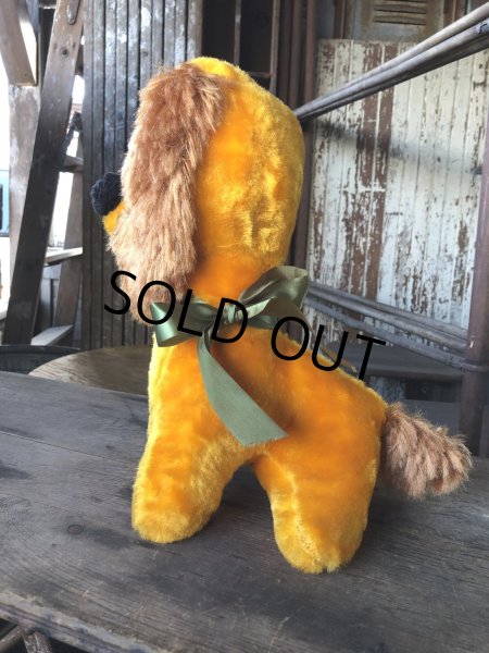 画像5: Vintage Yellow Puppy Dog w/Bee Plush Stuffed Toy Doll (R016)  (5)