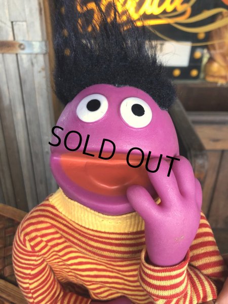 画像17: 70s Vintage Sesame Street Hand Puppet Roosevelt Franklin RARE ☆ (R019)  (17)