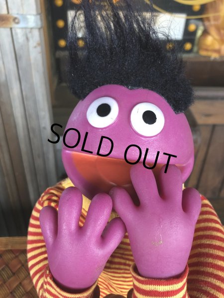 画像4: 70s Vintage Sesame Street Hand Puppet Roosevelt Franklin RARE ☆ (R019)  (4)