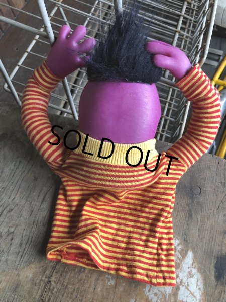 画像15: 70s Vintage Sesame Street Hand Puppet Roosevelt Franklin RARE ☆ (R019)  (15)
