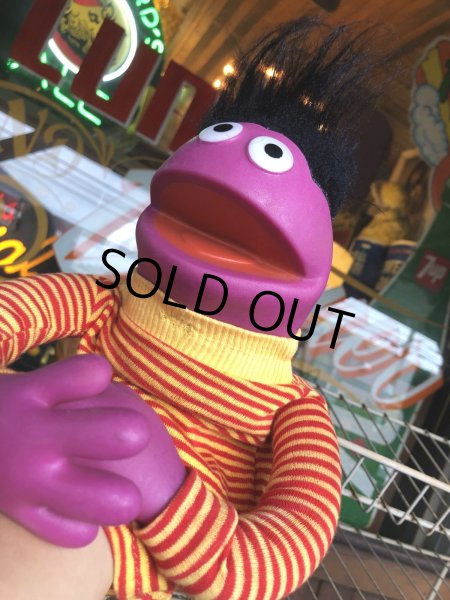 画像2: 70s Vintage Sesame Street Hand Puppet Roosevelt Franklin RARE ☆ (R019)  (2)