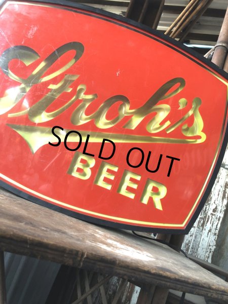 画像4: Vintage Stroh's Beer Lighted Bar Sign (R020)  (4)