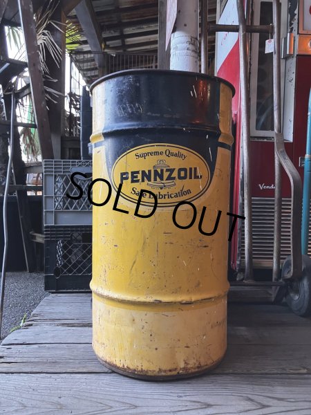 画像7: Vintage Pennzoil Drum Oil Can (R023)  (7)