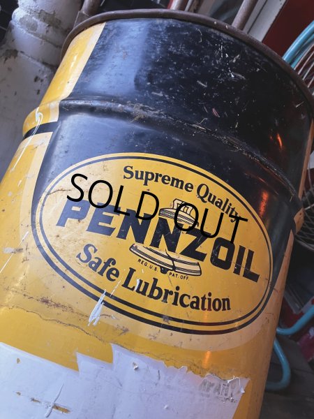 画像5: Vintage Pennzoil Drum Oil Can (R023)  (5)