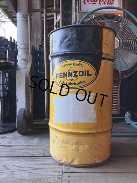 画像4: Vintage Pennzoil Drum Oil Can (R023)  (4)