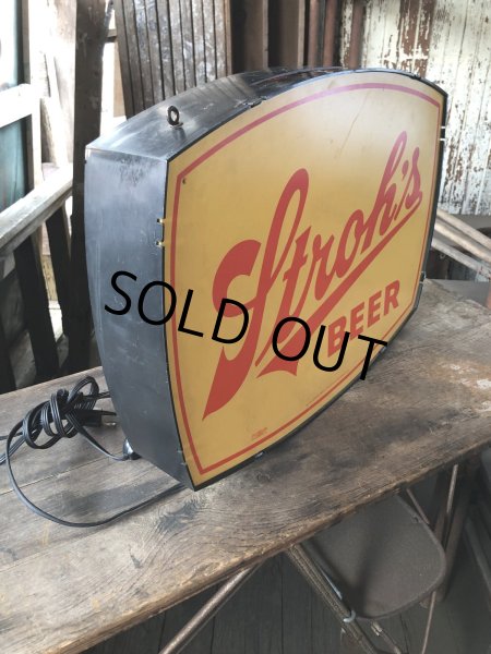 画像6: Vintage Stroh's Beer Lighted Bar Sign (R020)  (6)