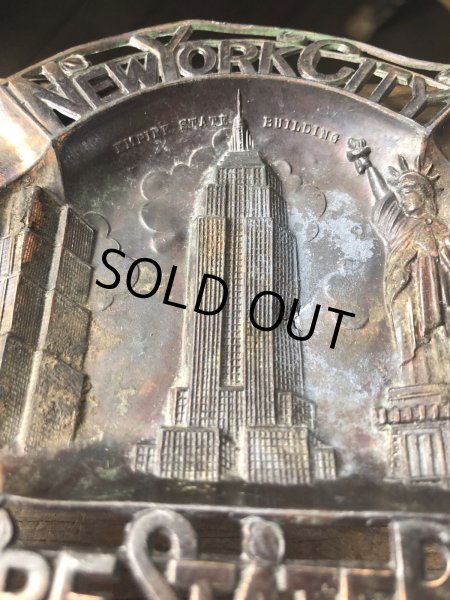 画像6: Vintage Souvenir Metal Tray Ashtray New York City EMPIRE STATE BLDG (R037) (6)