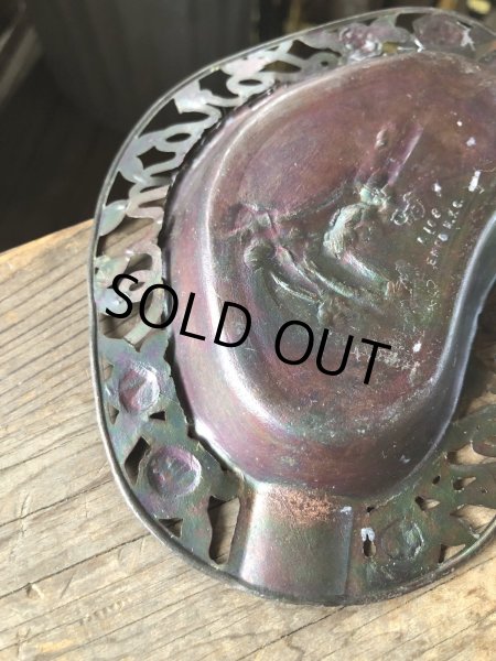 画像8: Vintage Souvenir Metal Tray Ashtray LONE BANDIT TRADING POST (R034) (8)