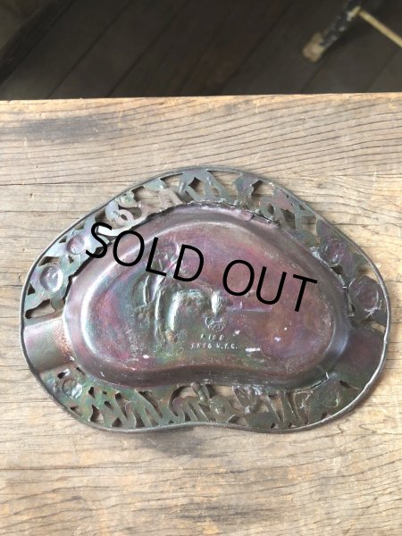 画像10: Vintage Souvenir Metal Tray Ashtray LONE BANDIT TRADING POST (R034) (10)
