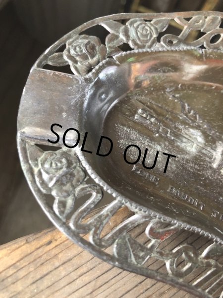画像5: Vintage Souvenir Metal Tray Ashtray LONE BANDIT TRADING POST (R034) (5)