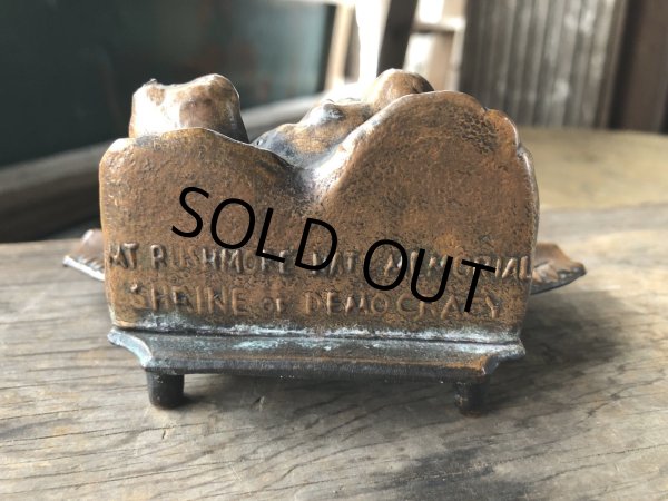 画像7: Vintage Souvenir Metal Tray Ashtray Mount Rushmore (R038) (7)