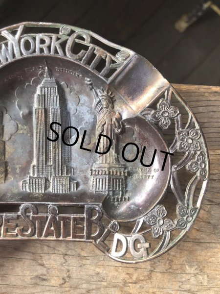画像3: Vintage Souvenir Metal Tray Ashtray New York City EMPIRE STATE BLDG (R037) (3)