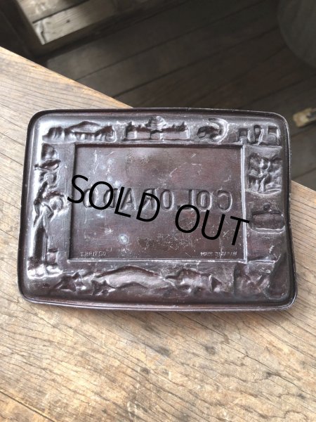 画像5: Vintage Souvenir Metal Tray Ashtray COLORADO (R027) (5)