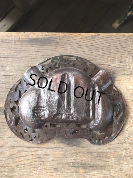 画像8: Vintage Souvenir Metal Tray Ashtray New York City EMPIRE STATE BLDG (R037) (8)