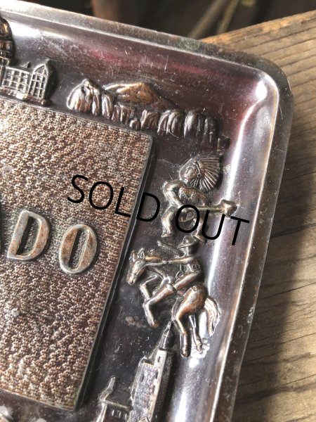 画像2: Vintage Souvenir Metal Tray Ashtray COLORADO (R027) (2)