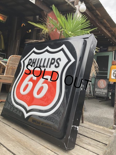画像5:  Vintage Phillips 66 Gas Station Advertising Lighted Sign (R044) (5)