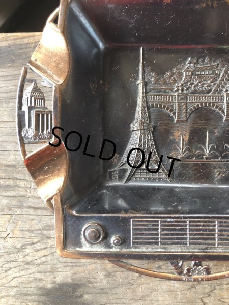 画像2: Vintage Souvenir Metal Tray Ashtray Japan (R039) (2)