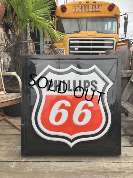 画像11:  Vintage Phillips 66 Gas Station Advertising Lighted Sign (R044) (11)