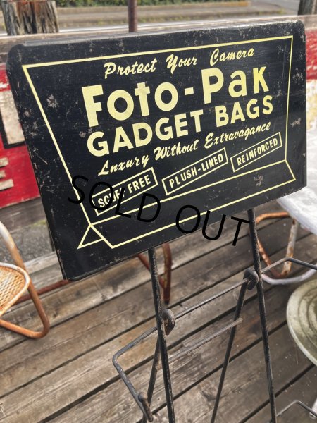 画像25: Vintage Camera Foto-Pak Gadget Bags Advertising Store Display Wire Rack (R046)  (25)