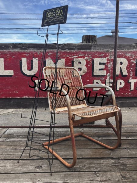 画像27: Vintage Camera Foto-Pak Gadget Bags Advertising Store Display Wire Rack (R046)  (27)