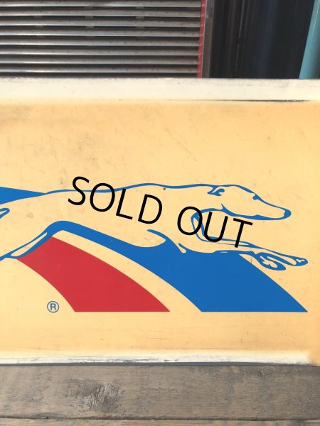 画像2: Vintage Greyhound Lines Inc Advertising Greyhound Bus Display Sign (R049) (2)