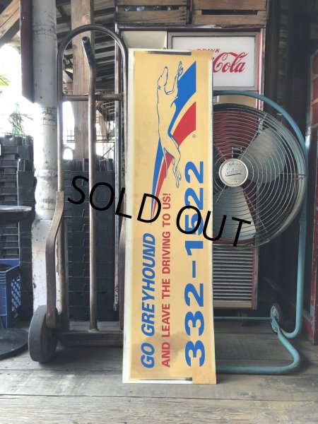 画像13: Vintage Greyhound Lines Inc Advertising Greyhound Bus Display Sign (R049) (13)