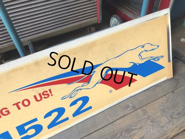 画像4: Vintage Greyhound Lines Inc Advertising Greyhound Bus Display Sign (R049) (4)