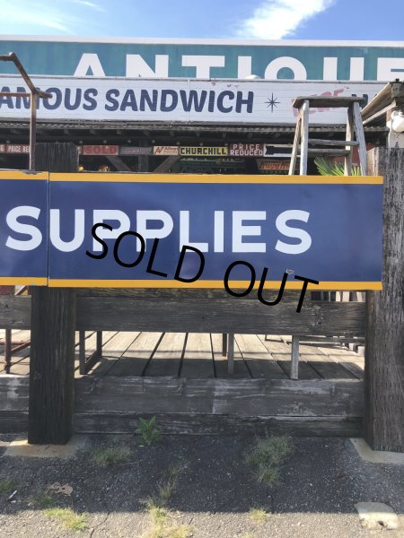 画像3: 【店舗引き取り限定】Vintage GOODYEAR Store Display & HOME SUPPLIES Porcelain Sign Huge ! (R054) (3)