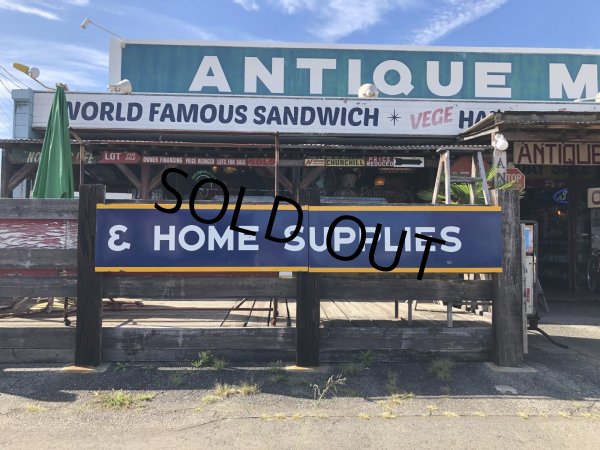 画像5: 【店舗引き取り限定】Vintage GOODYEAR Store Display & HOME SUPPLIES Porcelain Sign Huge ! (R054) (5)